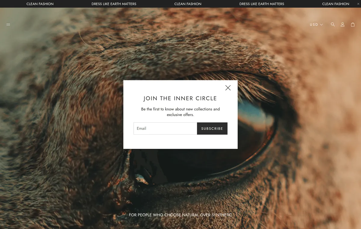 Gorlloni - Shopify Fashion Brand Store — project screenshot